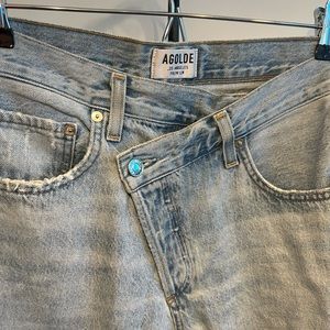 Agolde criss cross high-rise